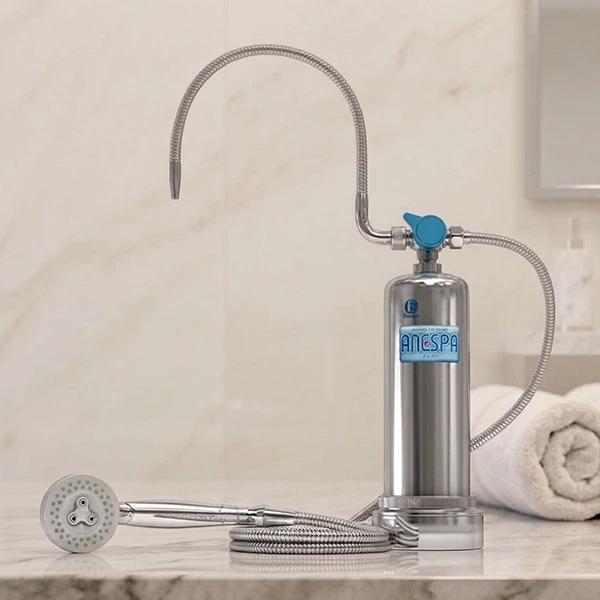 Kangen Anespa DX shower-connected water ionizer system